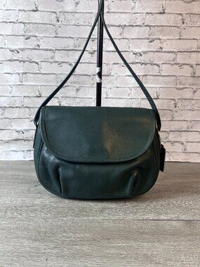 Rare Ivy Green Vintage Coach Cafe Bag 4111  Early 1990's